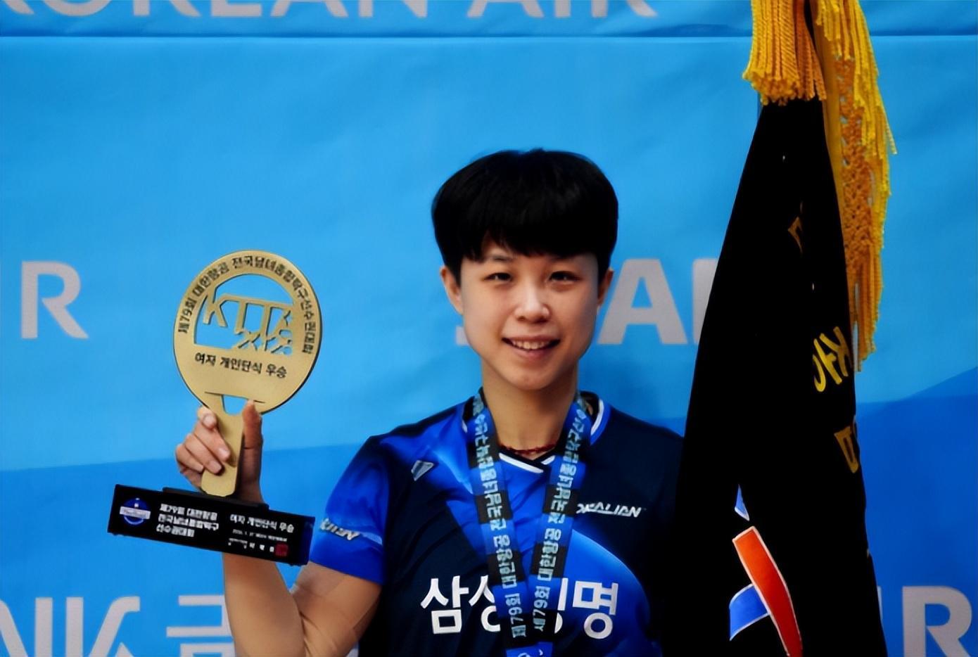 朱芊曦女单登顶获2冠1亚!透露目标世界前十 韩媒:韩乒秘密武器